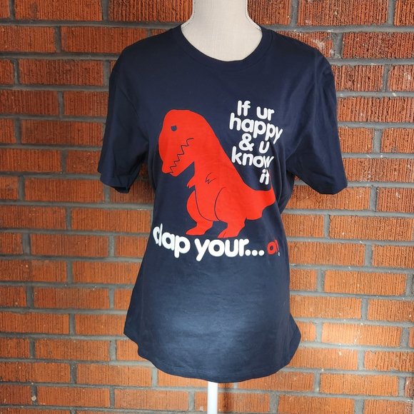 Funny Disney Dinosaur shirt T-rex tiny arms NWOT Size Medium - Picture 1 of 4